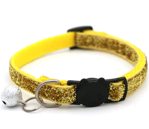 Verstellbares Katzenhalsband mit Glöckchen – Bunt & sicher für Haustiere
