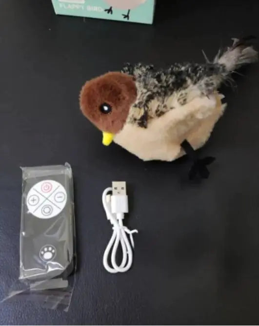 Elektrisches Katzenspielzeug – Vogel- & Maus-Simulation mit Kau-Funktion