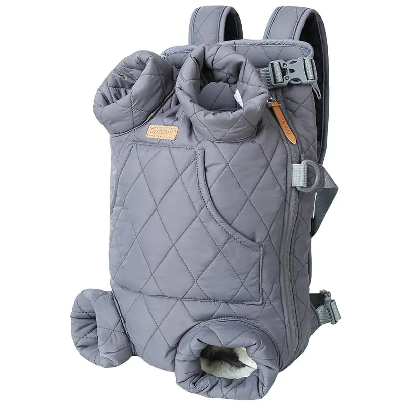 Gepolsterter Winter-Haustier-Rucksack – Tragbare Brusttasche für Hunde & Katzen
