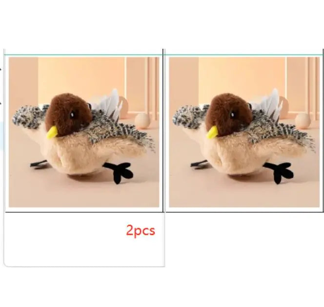 Elektrisches Katzenspielzeug – Vogel- & Maus-Simulation mit Kau-Funktion
