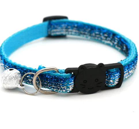 Verstellbares Katzenhalsband mit Glöckchen – Bunt & sicher für Haustiere