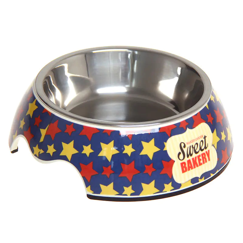 Rutschfester Edelstahl-Futternapf – 2-in-1 Napf für Futter & Wasser