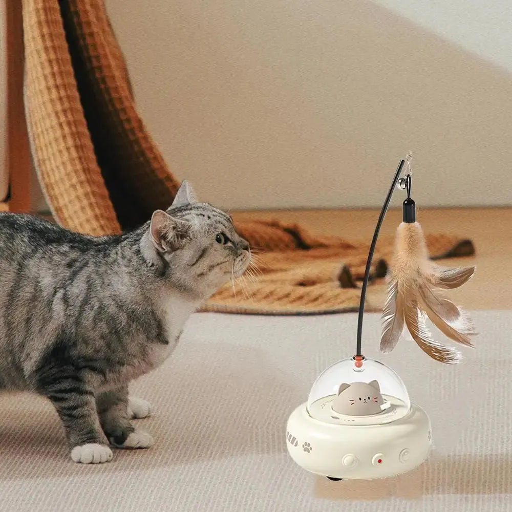 Elektrisches Katzen-Interaktivspielzeug