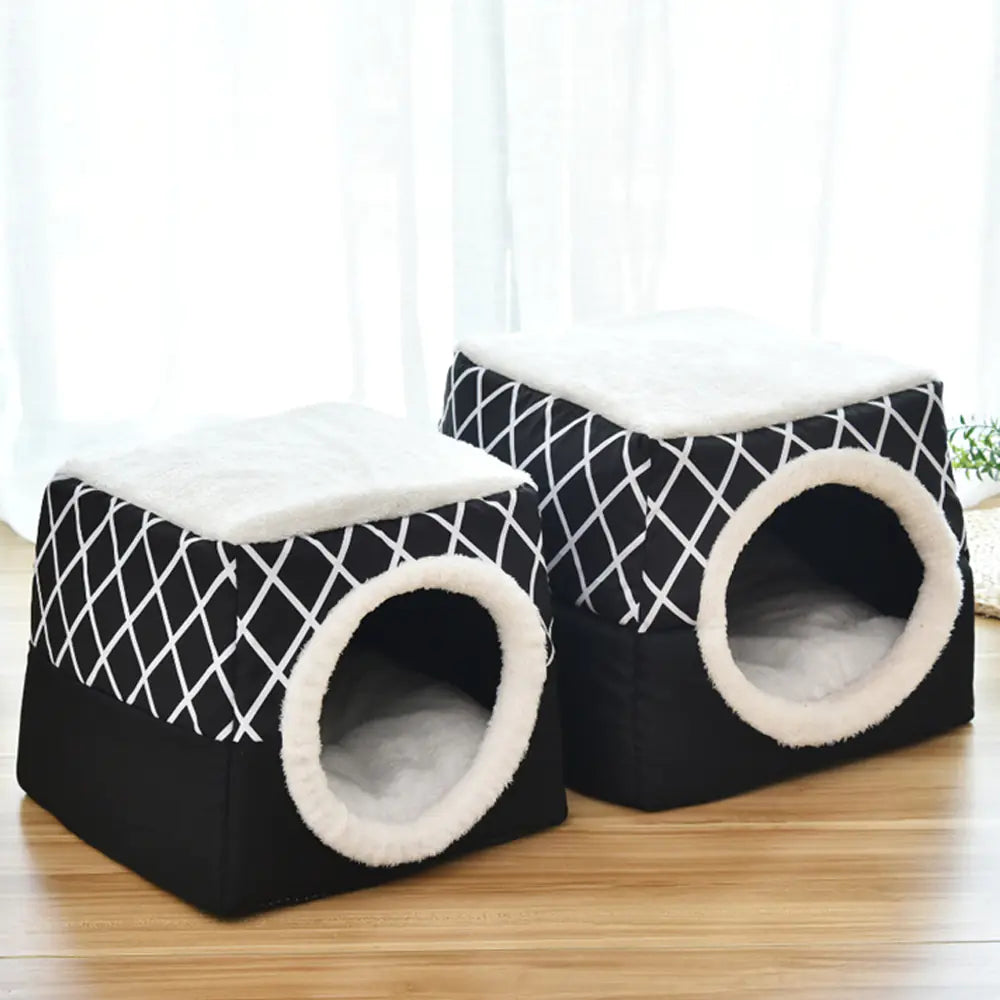 Haustierbett „Space Villa“ – Kapsel-Design für Hunde & Katzen