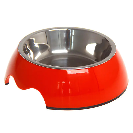 Rutschfester Edelstahl-Futternapf – 2-in-1 Napf für Futter & Wasser