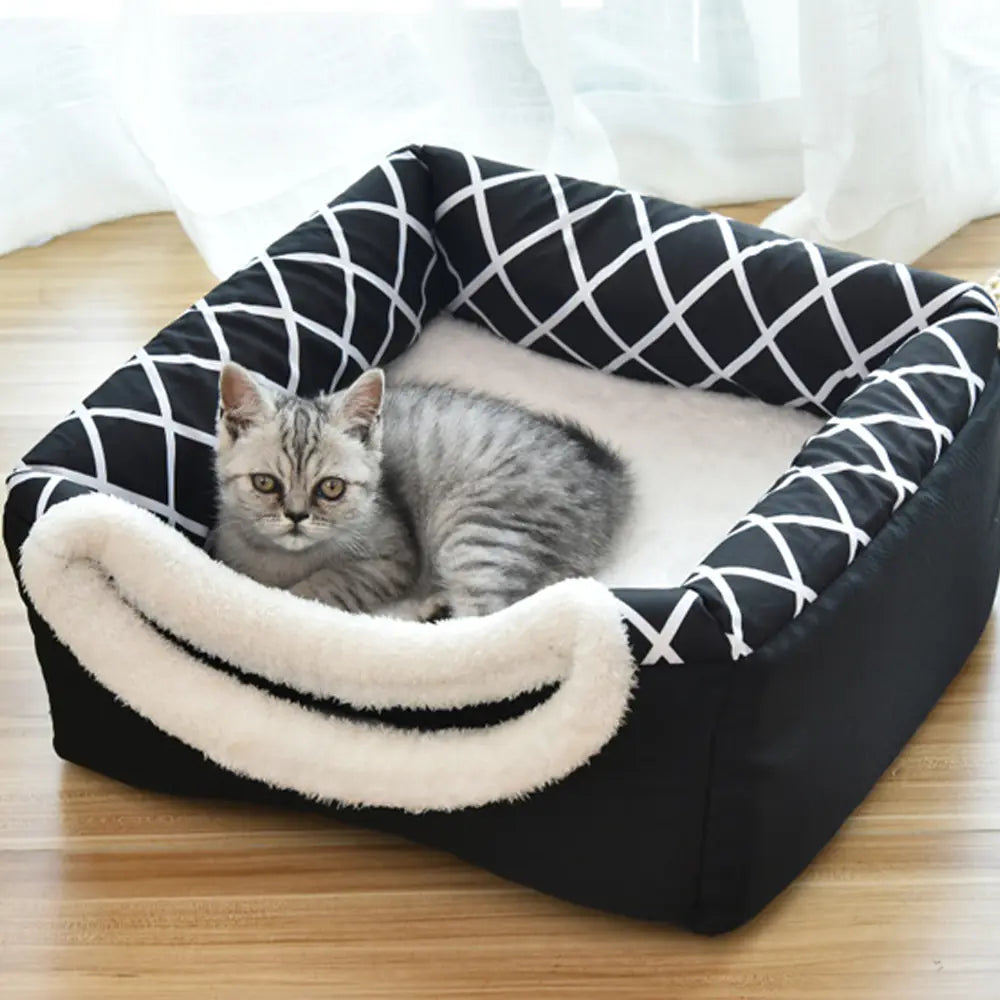 Haustierbett „Space Villa“ – Kapsel-Design für Hunde & Katzen