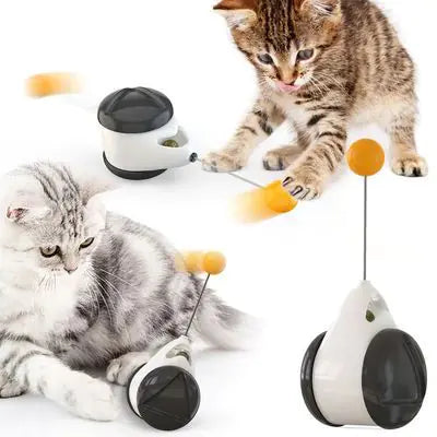 Katzen-Wackelspielzeug mit Snackspender – Interaktiv & selbstschwingend