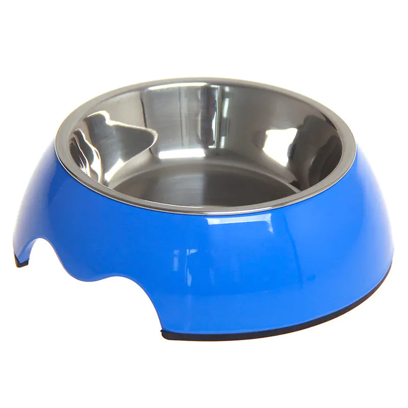 Rutschfester Edelstahl-Futternapf – 2-in-1 Napf für Futter & Wasser
