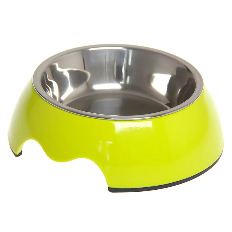 Rutschfester Edelstahl-Futternapf – 2-in-1 Napf für Futter & Wasser